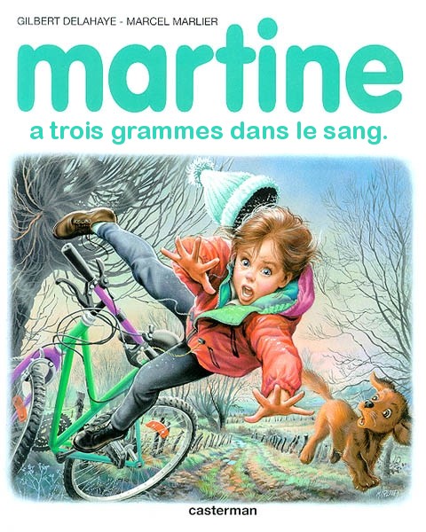 Martine-a-trois-grammes-dans-le-sang-parodie-livre