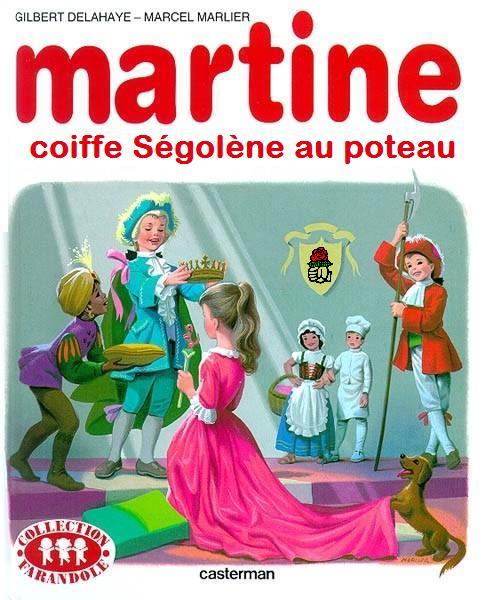 Martine-coiffe-segolene-au-poteau-PS-parodie-livre
